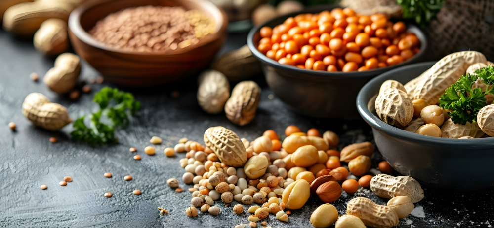 Image of food allergens such as nuts