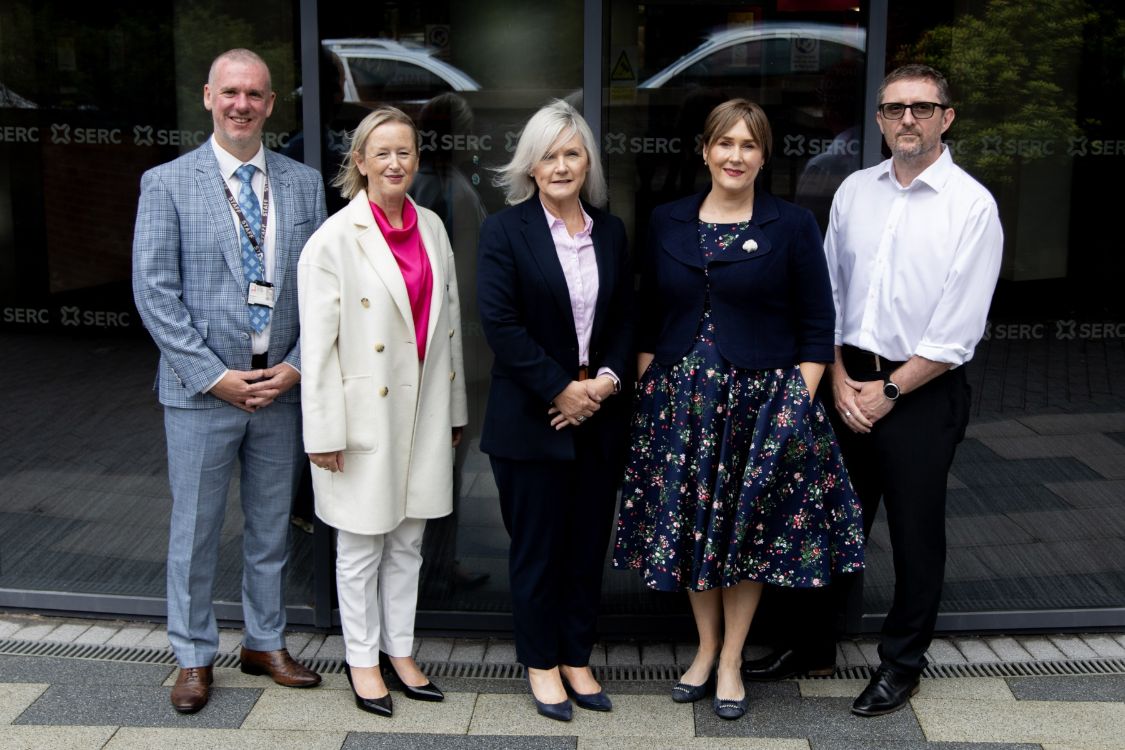 Gary Ritchie, Moria Doherty, Heather McKee, Grainne Samms and Tommy Martin