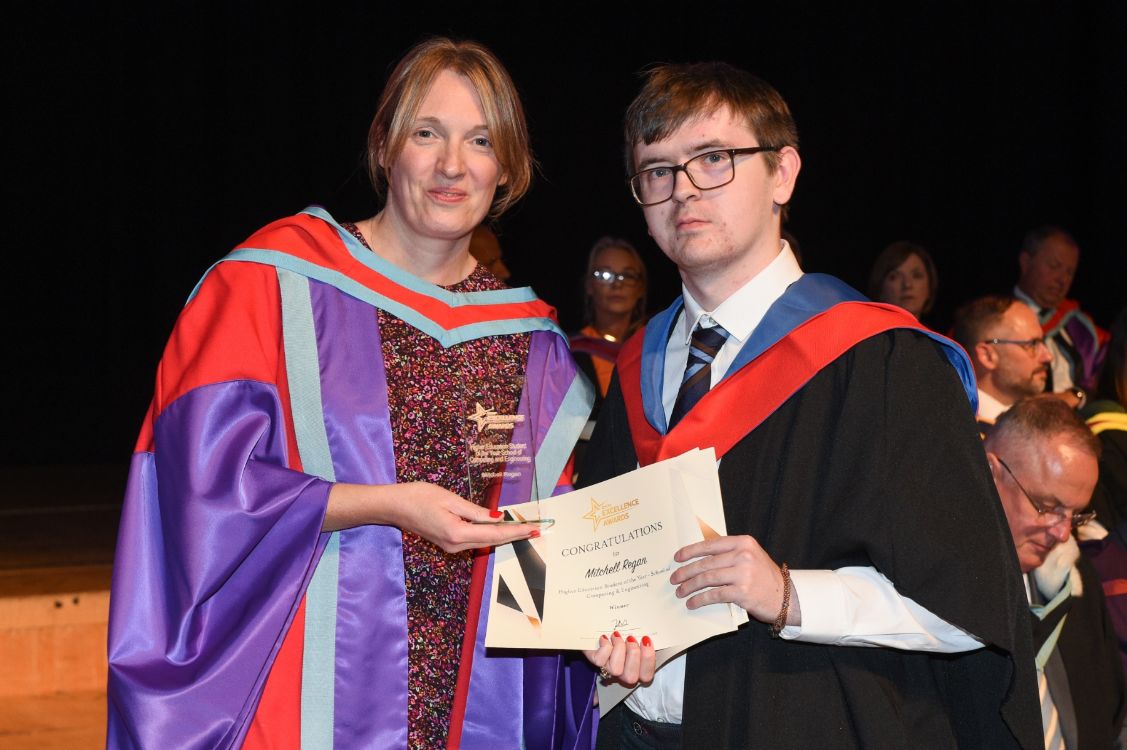 Dr Isla Fraser with Mitchell Regan