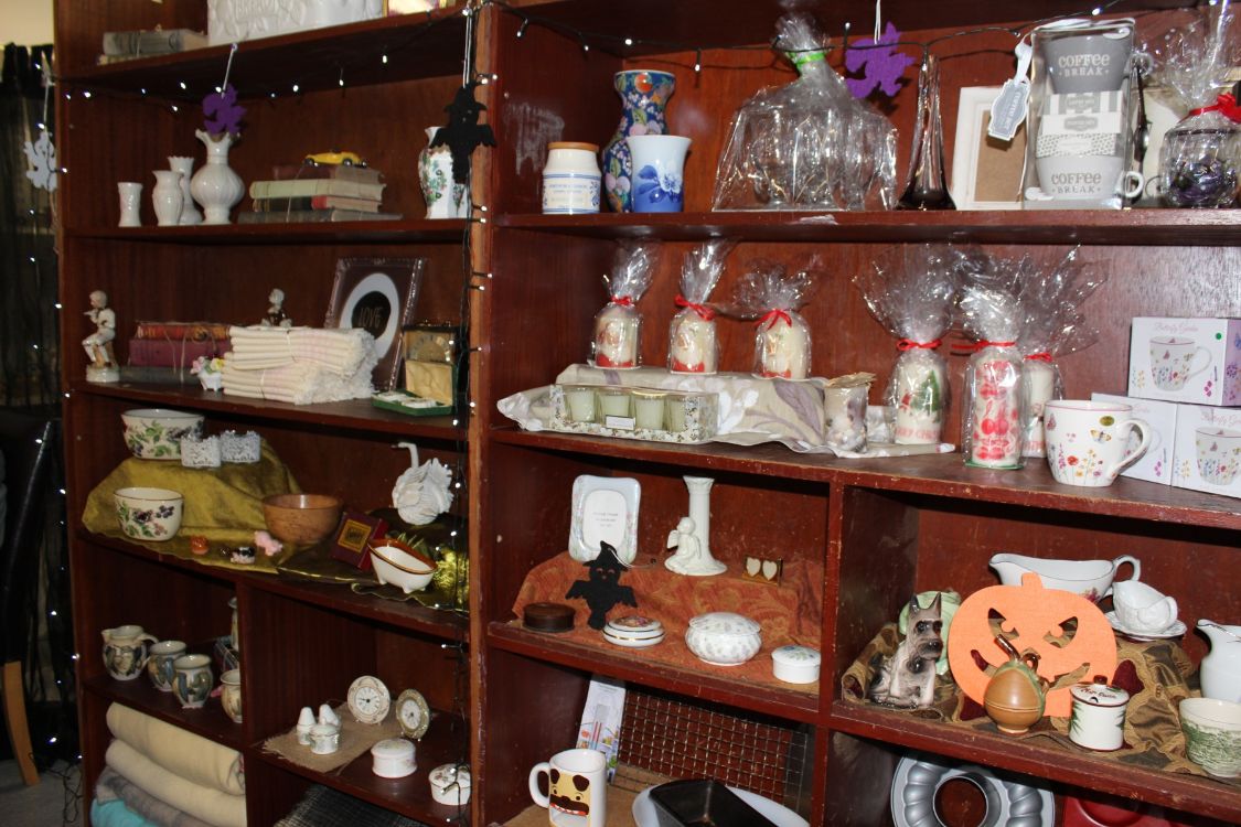 Display of the vintage goods in Truffle