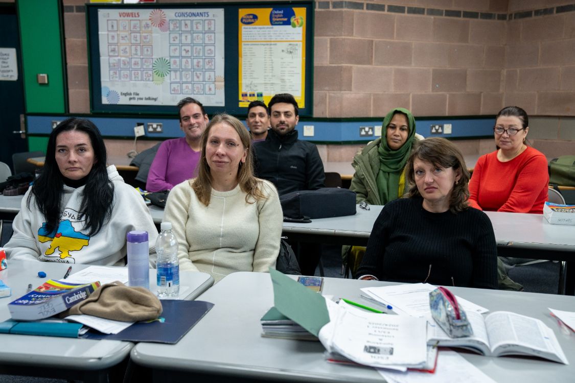 International students at SERC Bangor Campus 