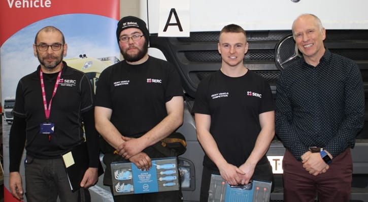 Apprentices proved they were on the right road at SERC’s Intercampus Heavy Vehicle Competition which took place at the College’s Lisburn Campus recently. 