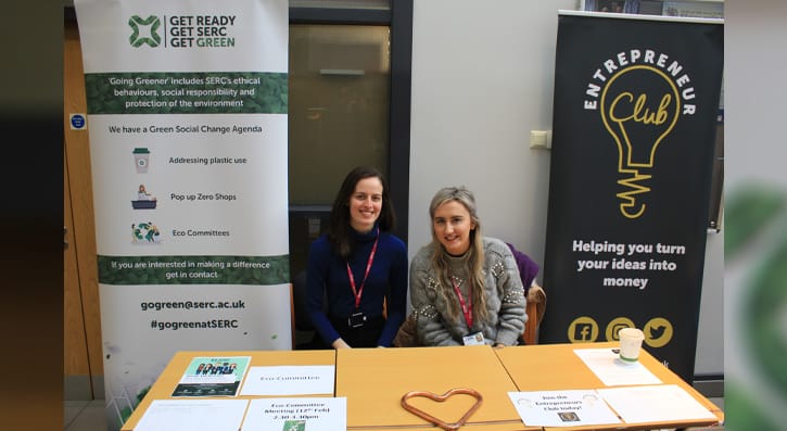 Last week, all four of South Eastern Regional College’s (SERC) main campuses, Lisburn, Downpatrick, Bangor and Newtownards hosted a Valentines themed fair.   