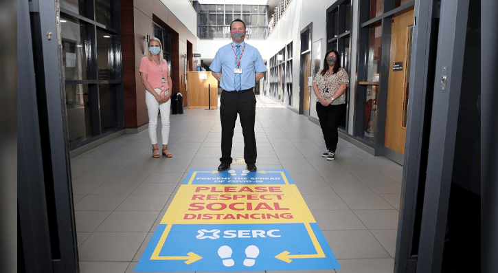 Work is well underway for welcoming students and staff back into South Eastern Regional College Campuses for course interviews and enrolment in August, and for the start of the new academic year on 7 September.