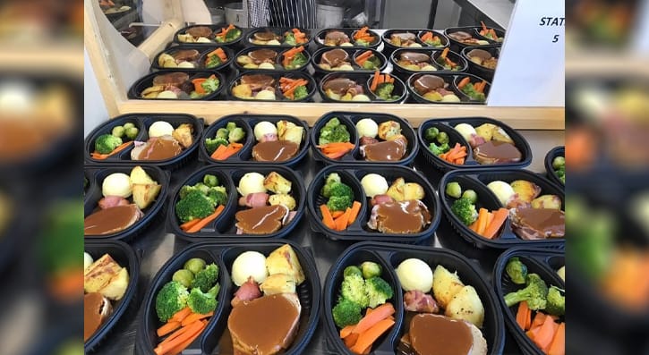 Hospitality and Catering students at South Eastern Regional College’s (SERC) Downpatrick Campus have been continuing to learn about the industry by making meals to support client of Fountain Food Bank and a number agencies in the Downpatrick area. 