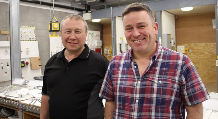 Two Electrical Lecturers from SERC with over 60 years’ experience between them, will feature in the popular BBC One series DIYSOS: The Big Build at 9pm on Monday 22 February.  