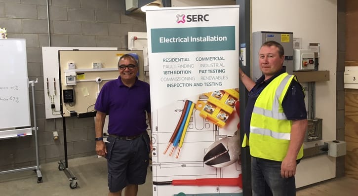 Two Electrical Lecturers from SERC with over 60 years’ experience between them, will feature in the popular BBC One series DIYSOS: The Big Build at 9pm on Monday 22 February.  