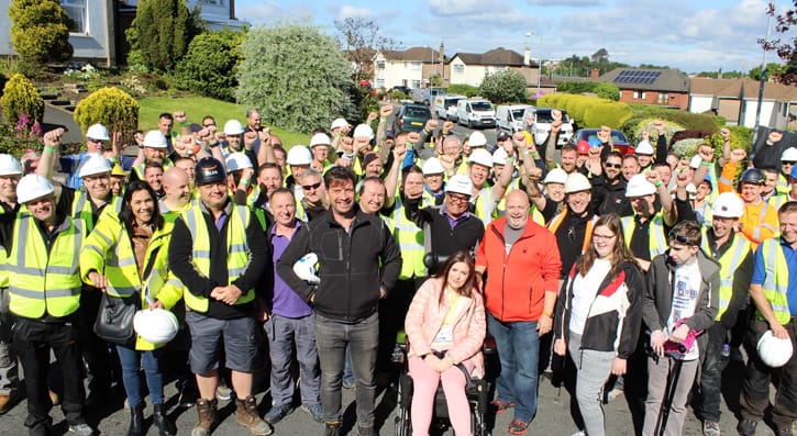 Two Electrical Lecturers from SERC with over 60 years’ experience between them, will feature in the popular BBC One series DIYSOS: The Big Build at 9pm on Monday 22 February.  