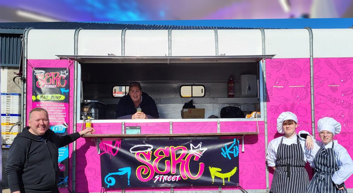 SERC Food concession team at Portavogie Seafood Festival