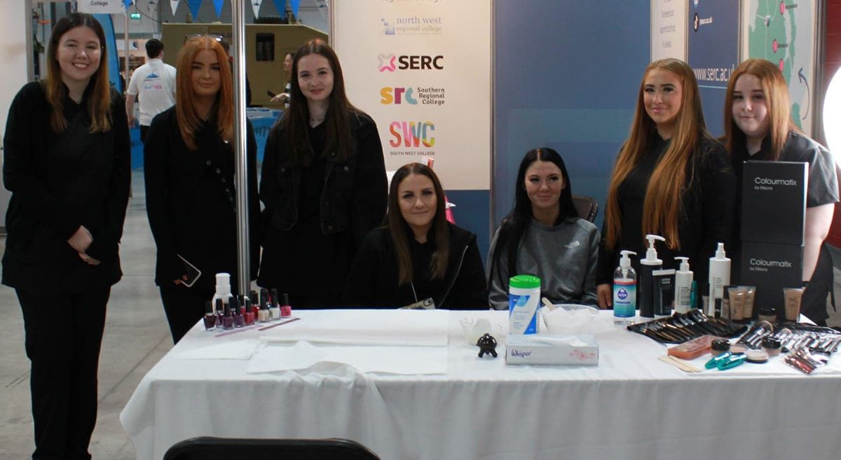 NVQ L3 Beauty Therapy students