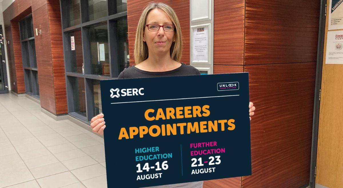 Careers advisor Carolyn Mulholland will be on hand in Lisburn Campus