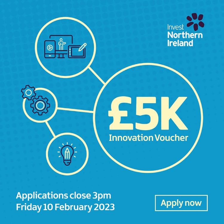 Graphic for Innovation Voucher January 2023