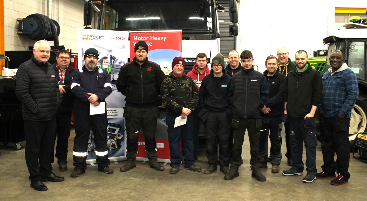 All heavy vehicle competition participants