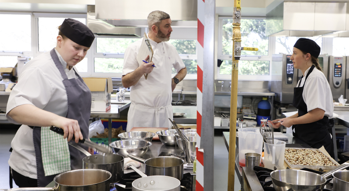 Sarah Termonia, Chef Mark Beagley and Grace Dugan